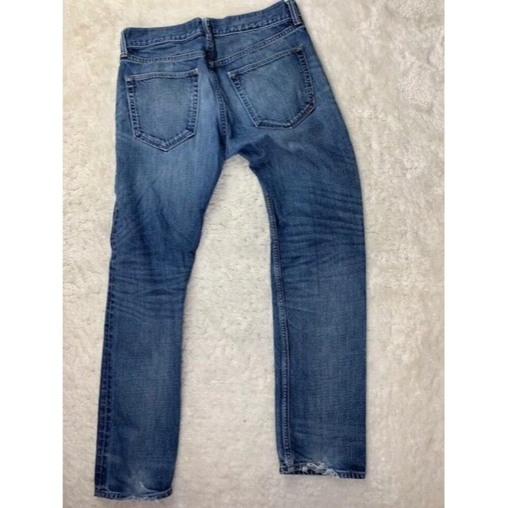 Banana Republic Size 30x30 Mens Jeans Slim Cotton Med Wash